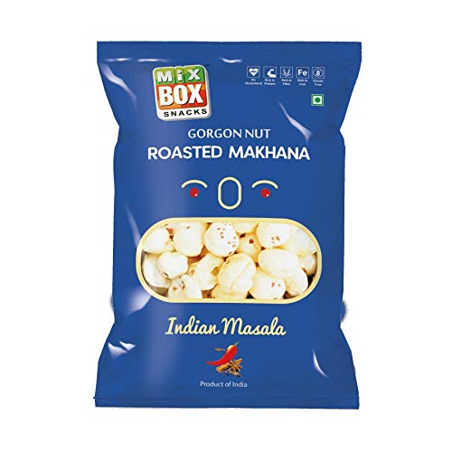 Pravin Mixbox Makhana - Indian Masala 32gm - Front